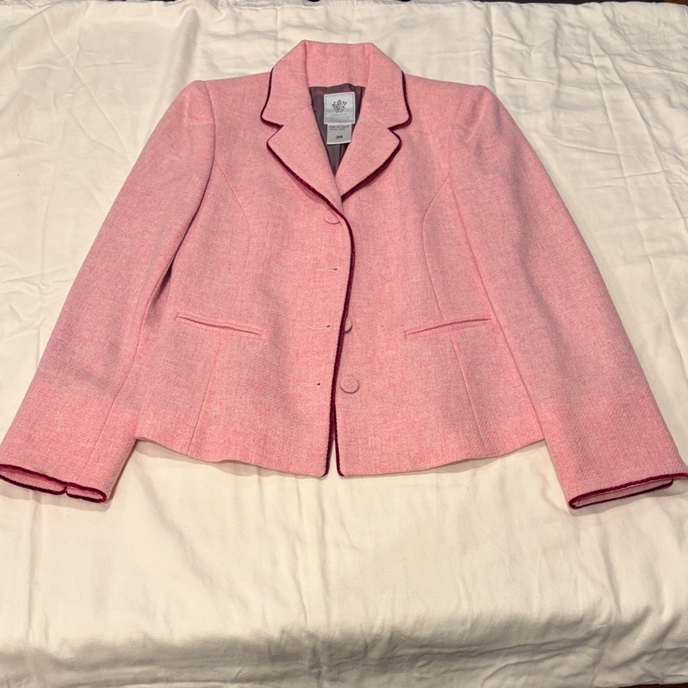 Paule Vasseur Light Pink Tailored Blazer